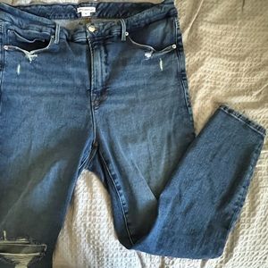 Good American Skinny Cropped Jeans